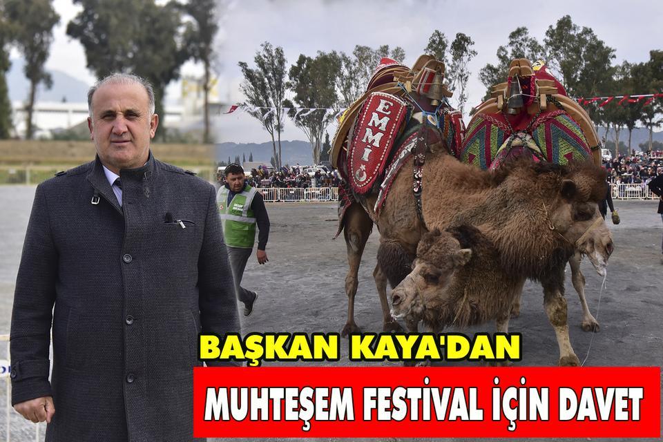 Başkan Kaya'dan muhteşem festival için davet