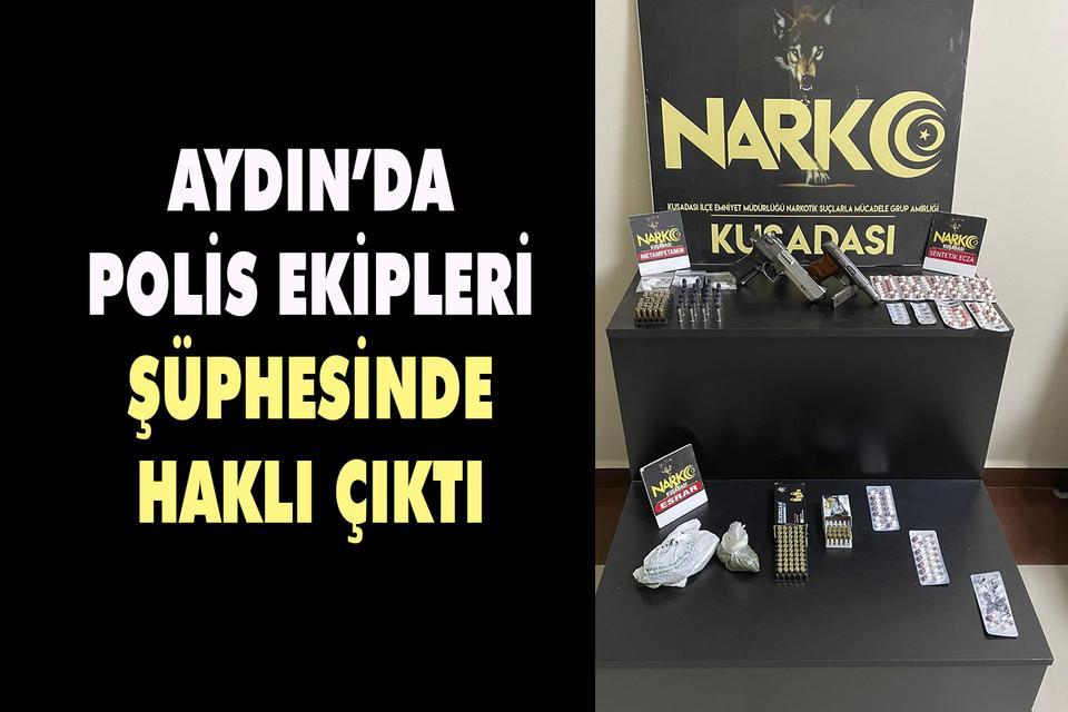 Aydın’da polis ekipleri şüphesinde haklı çıktı