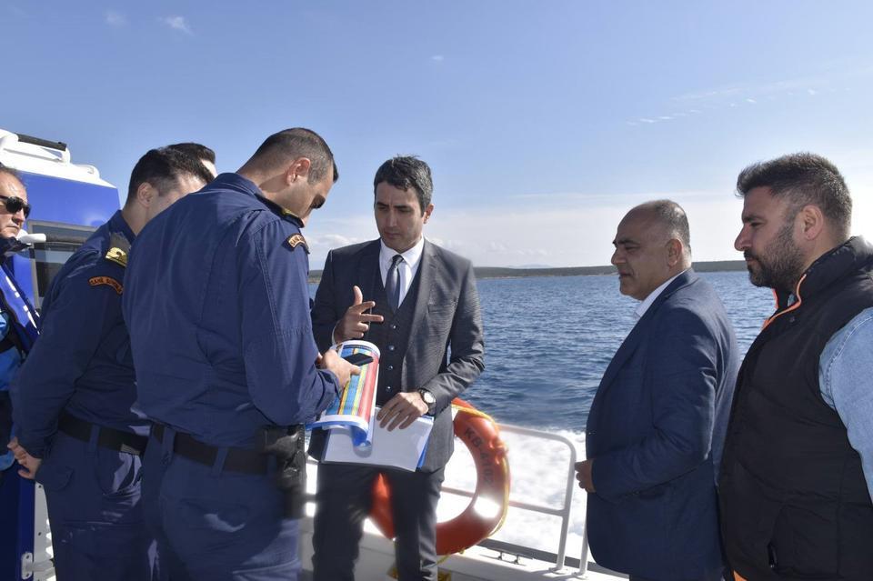 Kaymakam Kuruca, göçmen kaçakçılığına karşı denetim seyri gerçekleştirdi