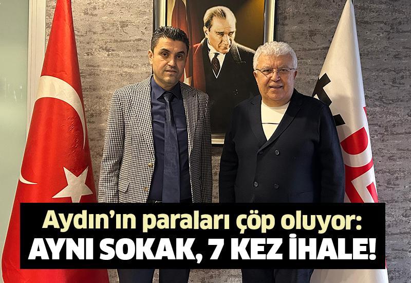 Aydın’ın paraları çöp oluyor: Aynı sokak, 7 kez ihale!