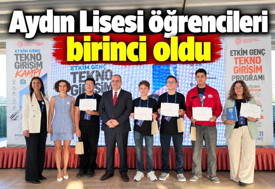 Aydın Lisesi öğrencileri birinci oldu