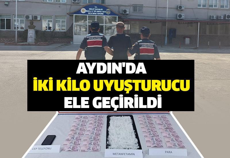 Aydın'da iki kilo uyuşturucu ele geçirildi
