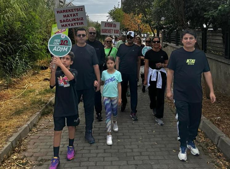 Aydın’da Sağlıklı Yaşam Yürüyüşü düzenlendi