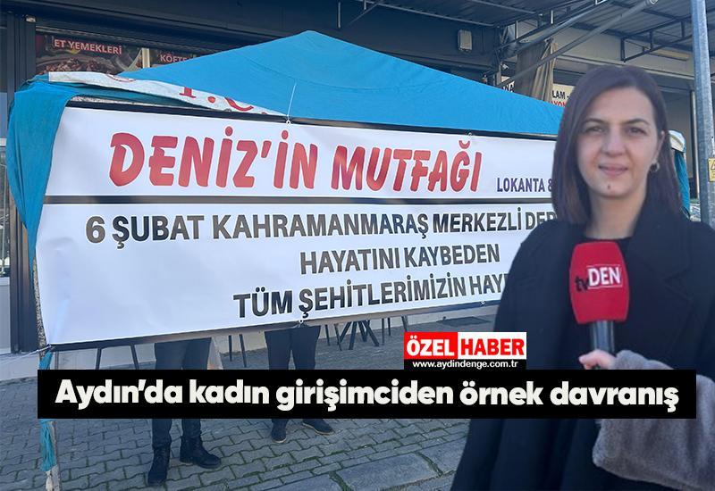 Aydın’da kadın girişimciden örnek davranış