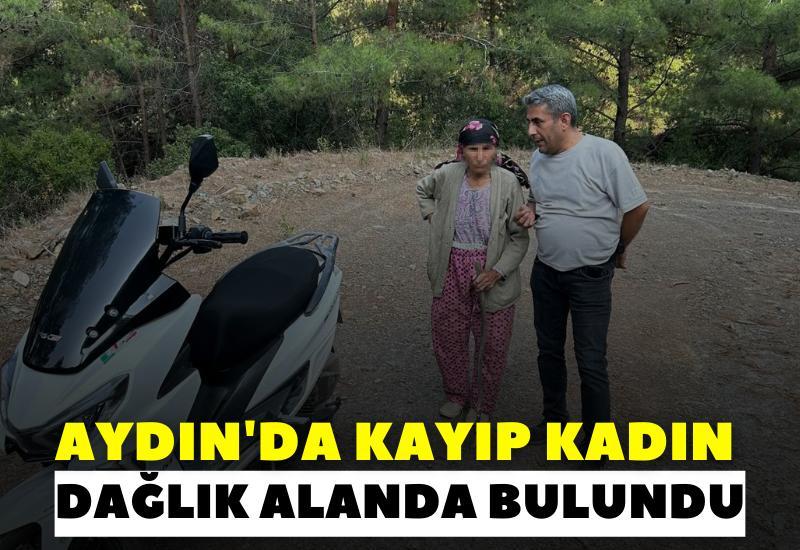 Aydın'da kayıp kadın dağlık alanda bulundu