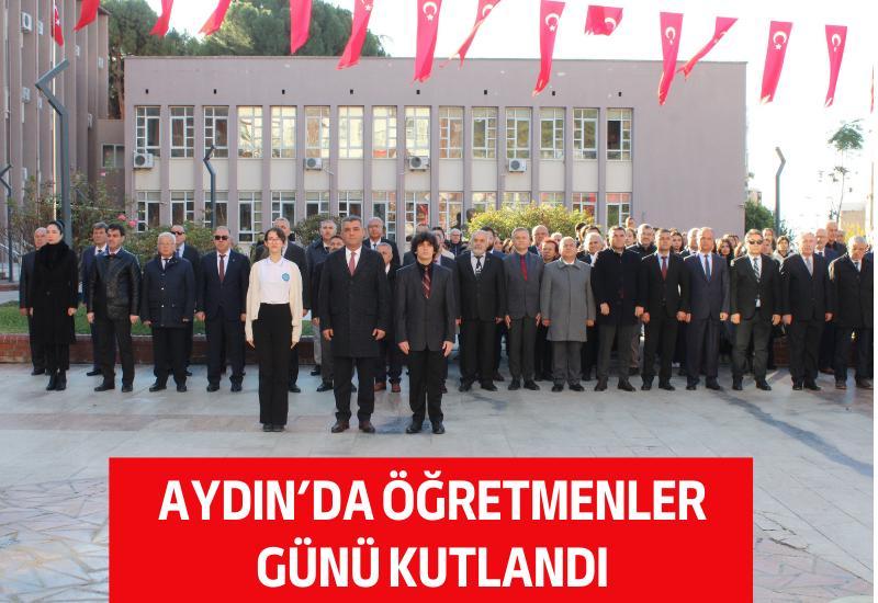 Aydın’da Öğretmenler Günü kutlandı