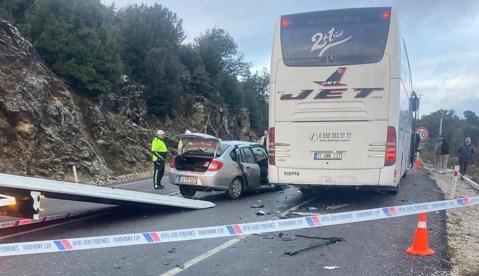 Muğla'da trafik kazası: 2 ölü