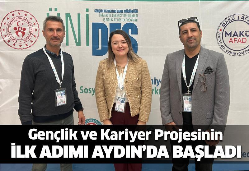 Gençlik ve Kariyer Projesinin ilk adımı Aydın’da başladı