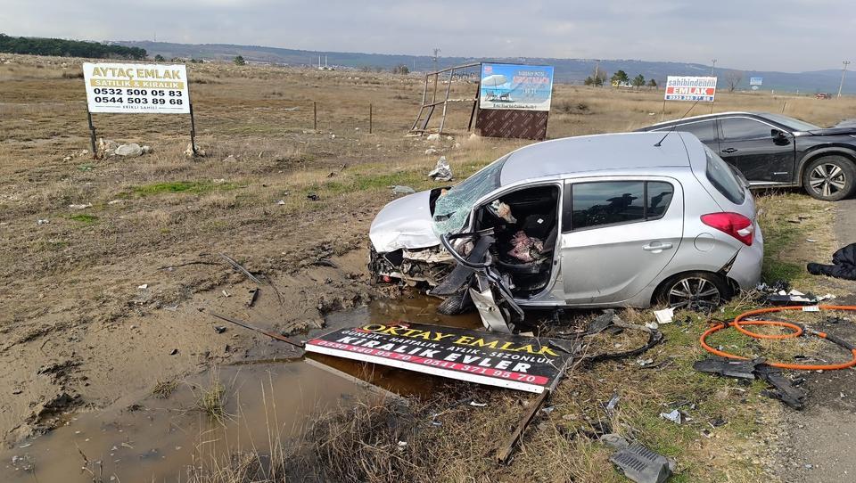 EDİRNE'DE FECİ KAZA: 2 ÖLÜ