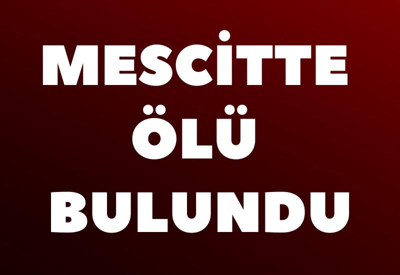 Mescitte ölü bulundu