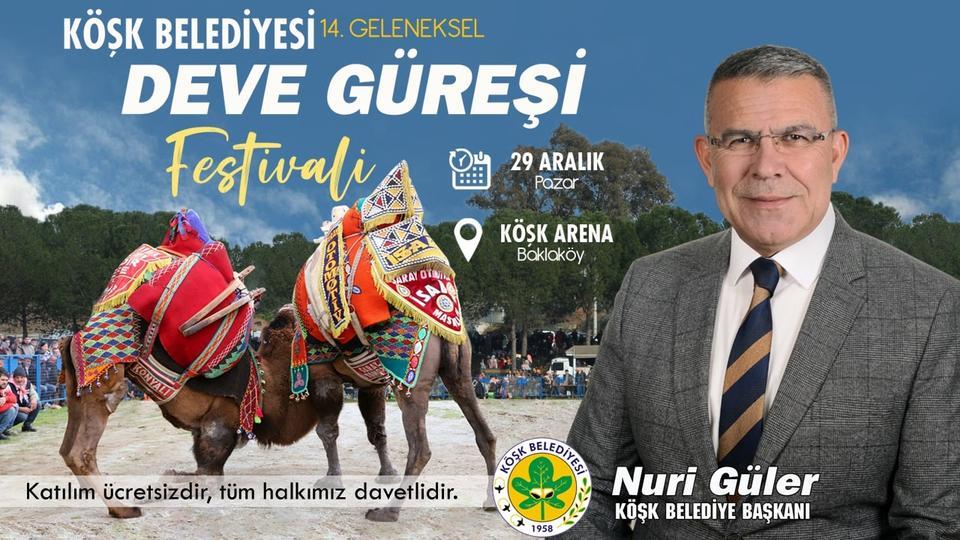 Başkan Güler'den deve güreşine davet