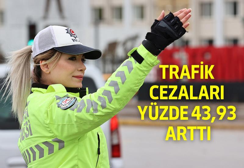 Trafik cezaları yüzde 43,93 arttı