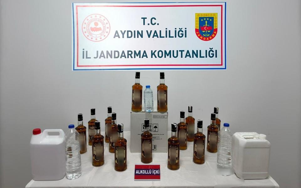 Aydın’da kaçak alkol operasyonu