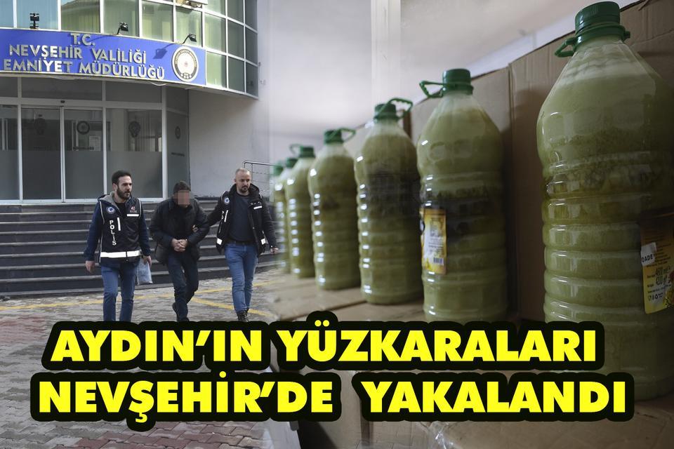 Aydın’ın yüzkaraları Nevşehir’de 5 ton sahte zaytinyağı ile yakalandı