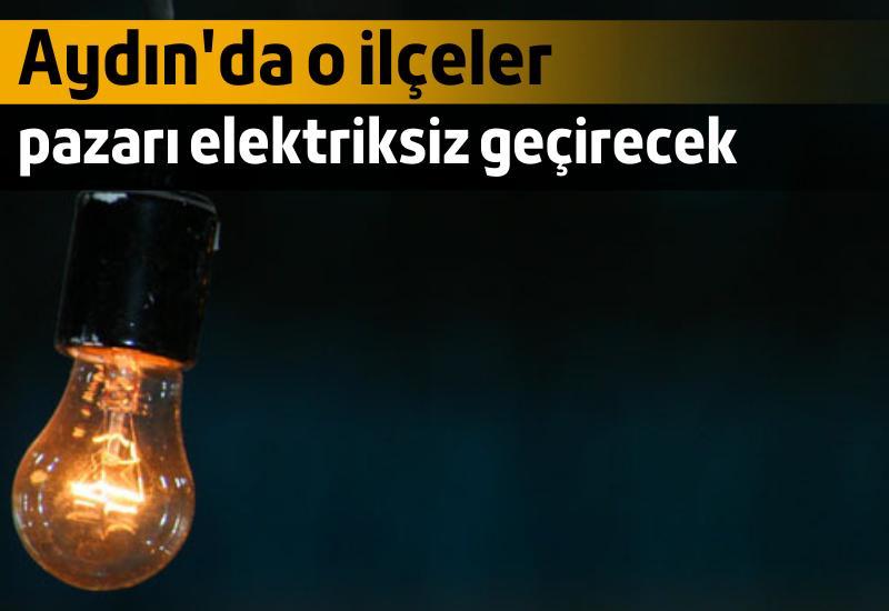 Aydın'ın Çine, Didim, Germencik ve Efeler ilçeleri 22 Aralık Pazar gününü elektriksiz geçirecek. Dört ilçede planlı bakım ve şebek yenileme çalışmaları kapsamındaki kesintilerden etkilenecek mahalle, cadde ve sokaklar ise şöyle: