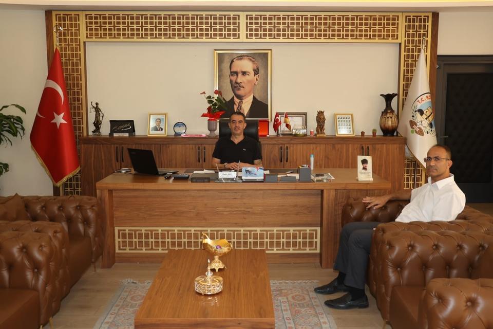 Kaymakam Tepeli'den Başkan Arıcı'ya veda ziyateti