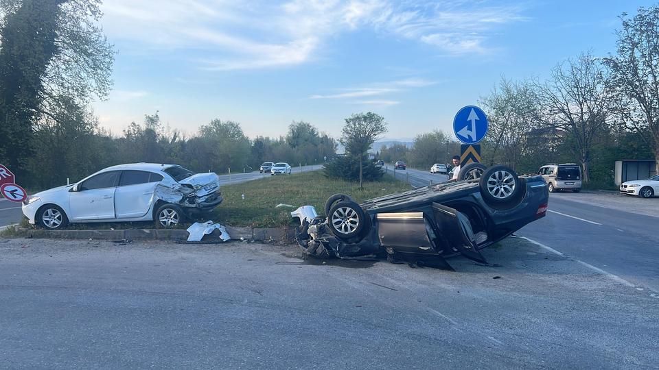 KAZA ANI GÜVENLİK KAMERASINDA; 7 YARALI