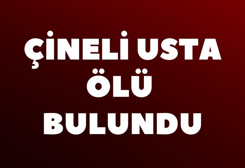 Çineli usta ölü olarak bulundu