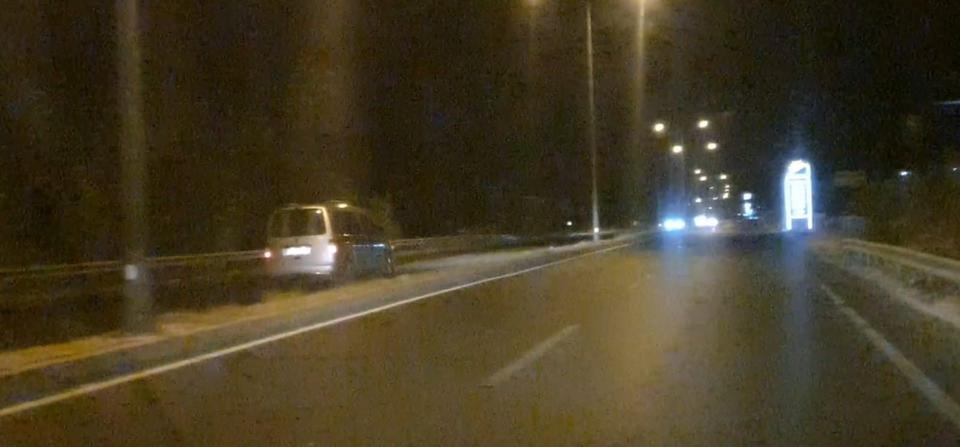 Aydın'da 2 kilometre ters şeritte gitti, trafiği birbirine kattı