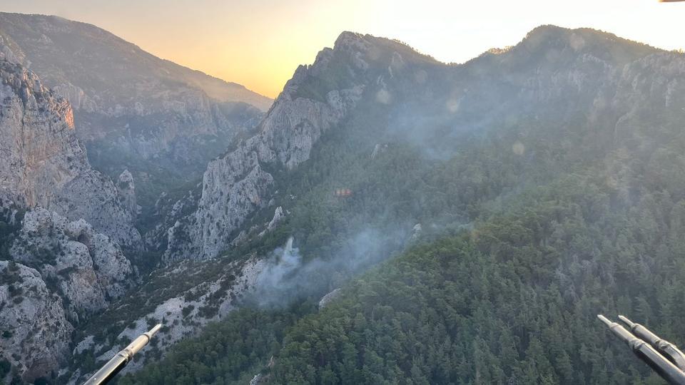 Muğla'daki yangın kısmen kontrol altına alındı