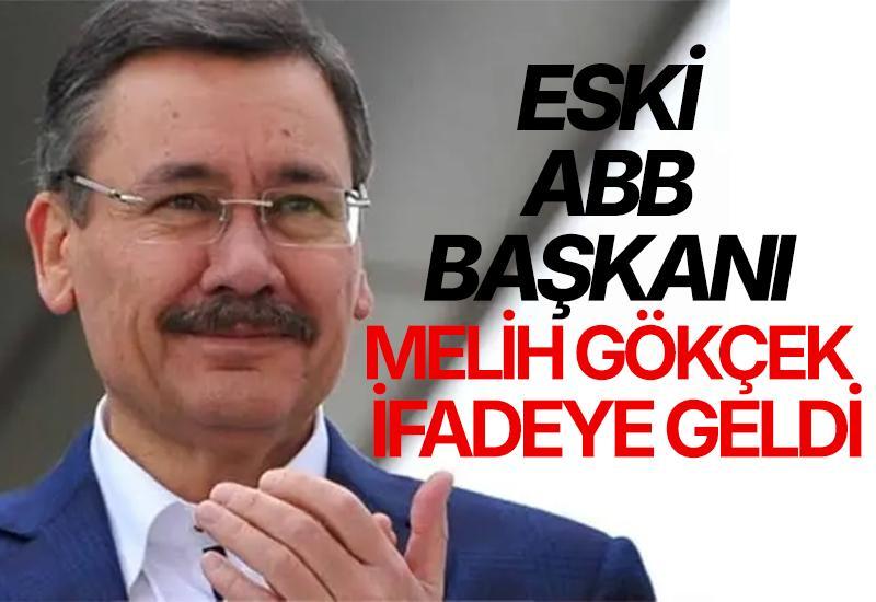 Eski ABB Başkanı Gökçek ifadeye geldi