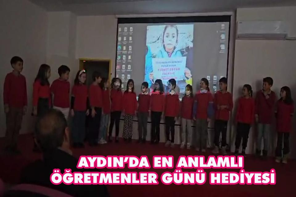 Aydın’da en anlamlı Öğretmenler Günü hediyesi