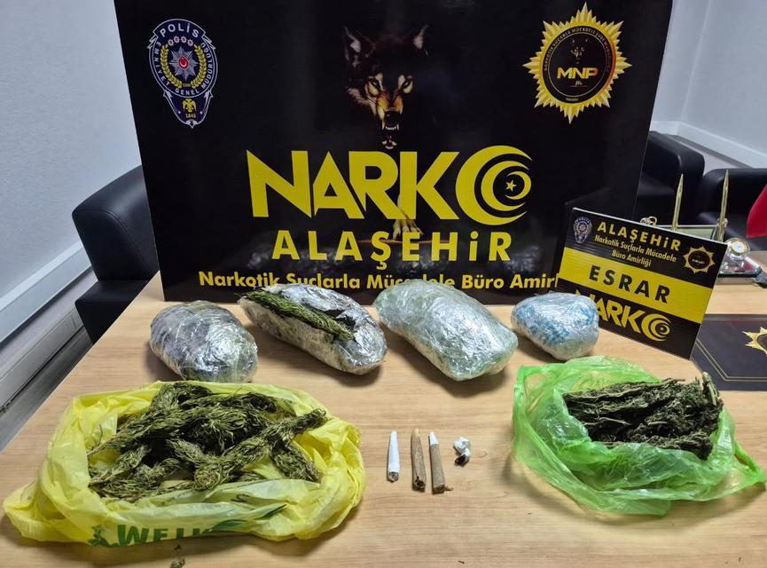 1 kilo esrarla yakalanan şüpheli tutuklandı