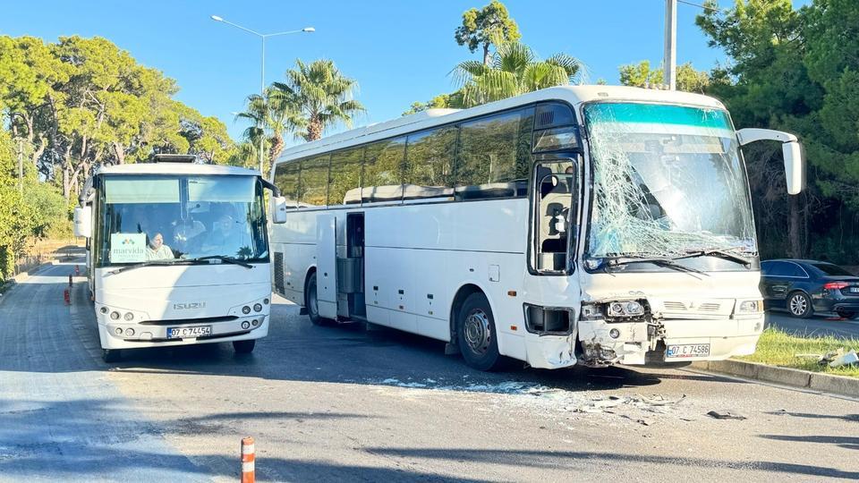 OTEL SERVİSİ SU TANKERİNE ARKADAN ÇARPTI: 1 YARALI