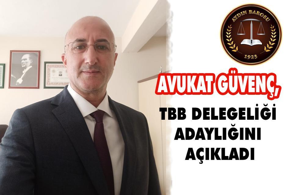 Avukat Güvenç, TBB Delegeliği adaylığını açıkladı