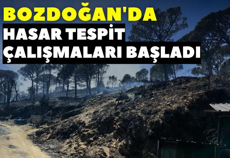 Bozdoğan'da hasar tespit çalışmaları başladı