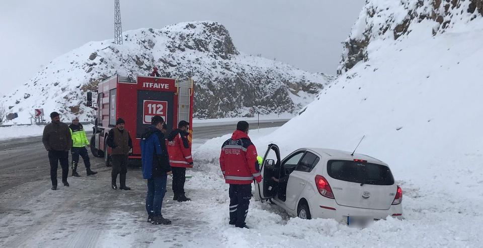 Donma tehlikesi yaşayan aile kurtarıldı