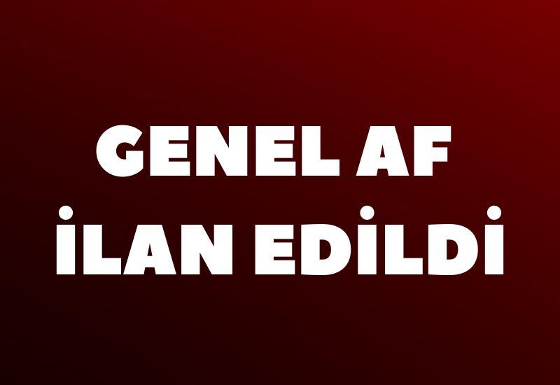 Genel af ilan edildi