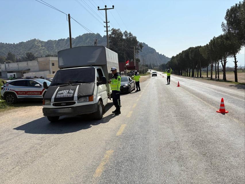 Köşk'te trafik denetimi yapıldı