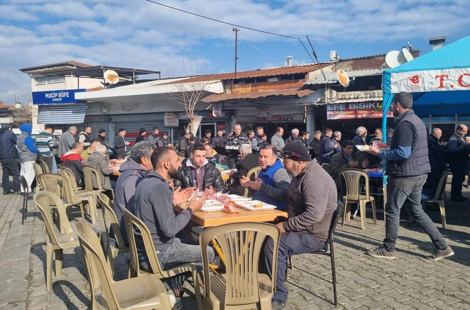 Aydın sanayi esnafı geleneksel hayır yemeğinde buluştu