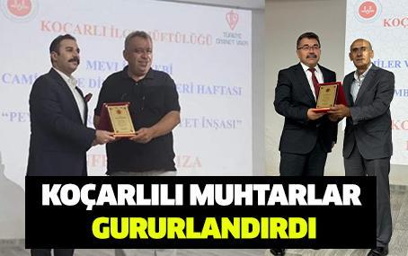 Koçarlılı muhtarlar gururlandırdı