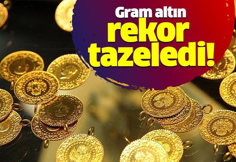 Gram altın rekor tazeledi!