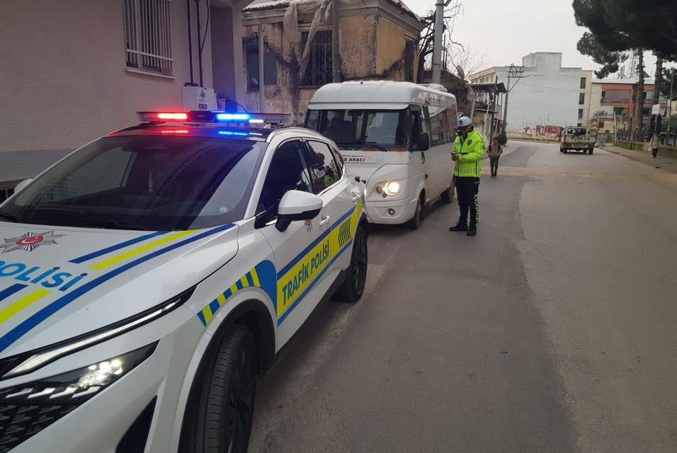 Sultanhisar'da okul servis araçları denetlendi