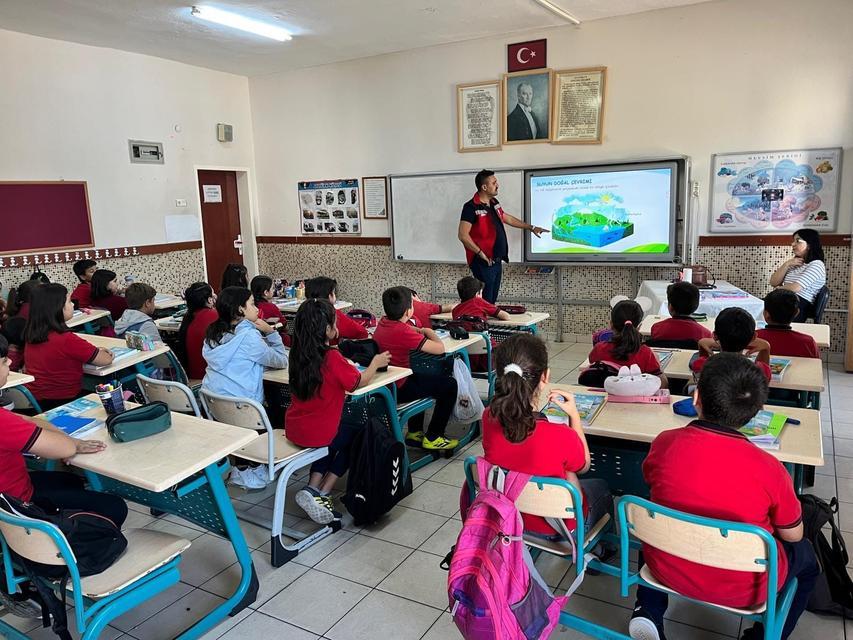 Koçarlı'da öğrencilere su verimliliğinin önemi anlatıldı