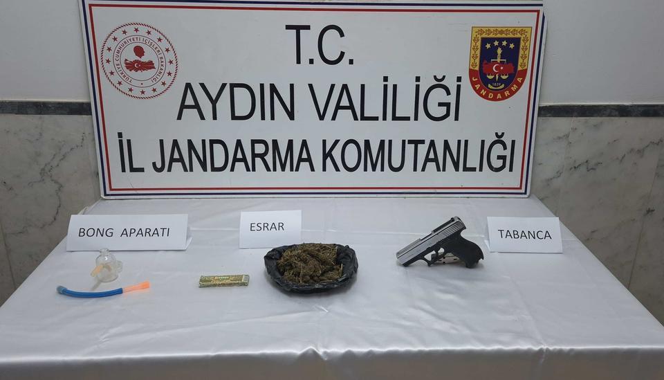 Aydın’da uyuşturucu ve ruhsatsız silah operasyonu: 3 kişi yakalandı