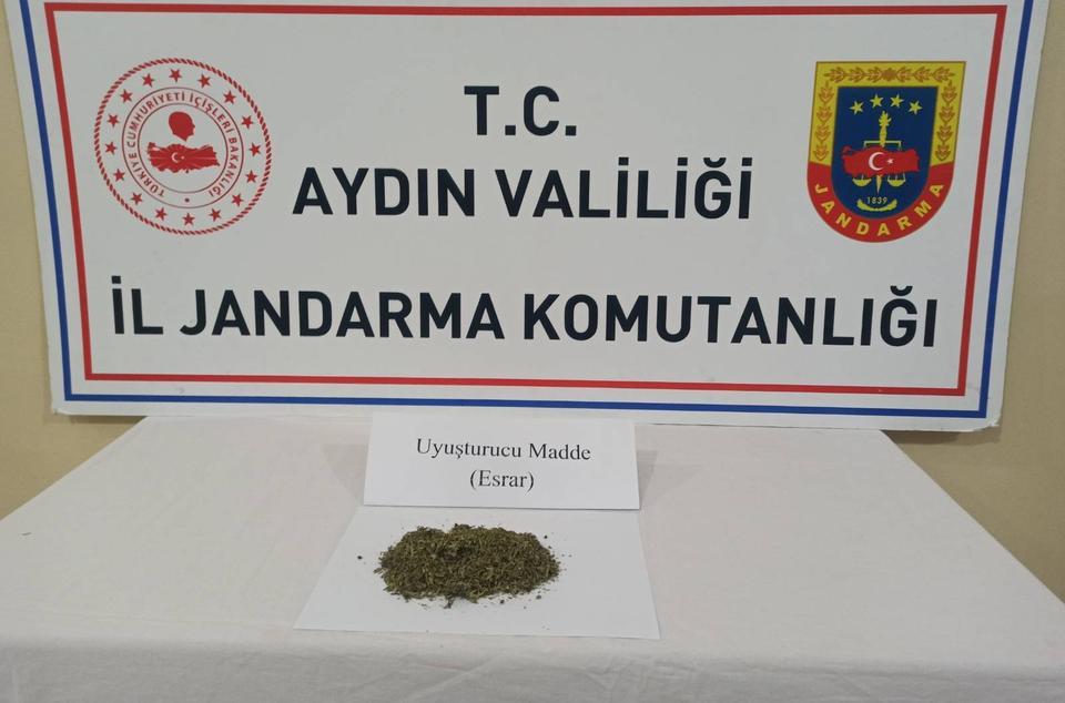 Aydın’da 30 gram uyuşturucu ele geçirildi