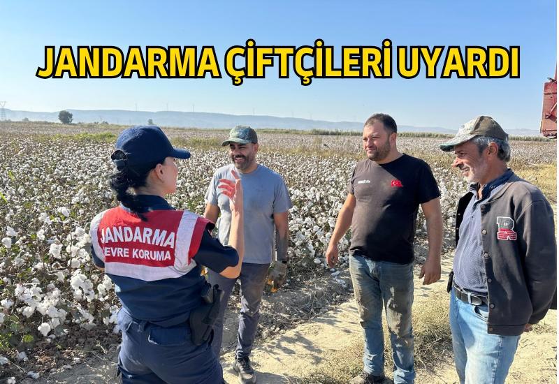 Jandarma'dan 'anız yakmayın' uyarısı