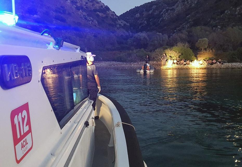 Marmaris'te 16 düzensiz göçmen yakalandı