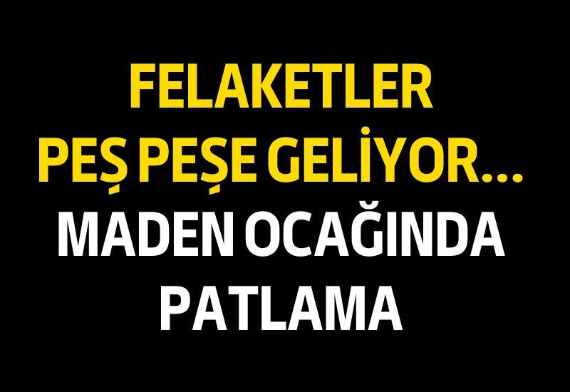 Maden ocağında patlama