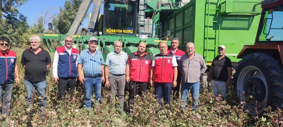 AB TESCİLLİ SÖKE PAMUĞU HASADI SÜRÜYOR