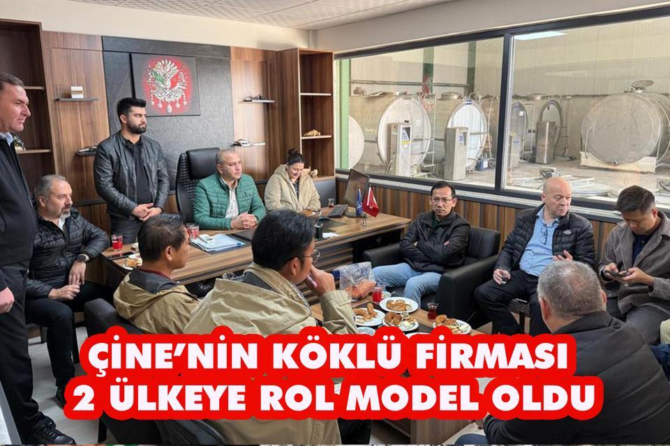 Çine’nin köklü firması 2 ülkeye rol model oldu