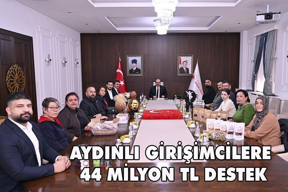 Aydınlı girişimcilere 44 milyon TL destek