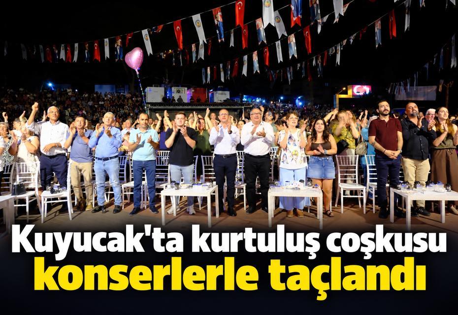 Kuyucak'ta kurtuluş coşkusu konserlerle taçlandı