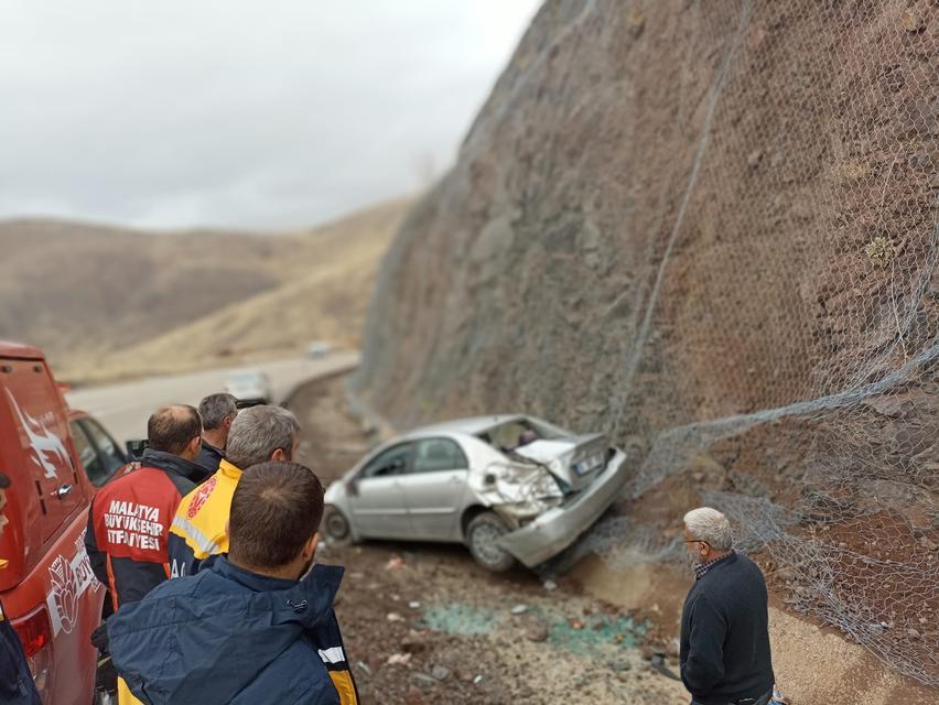 Malatya'da trafik kazası: 1 yaralı