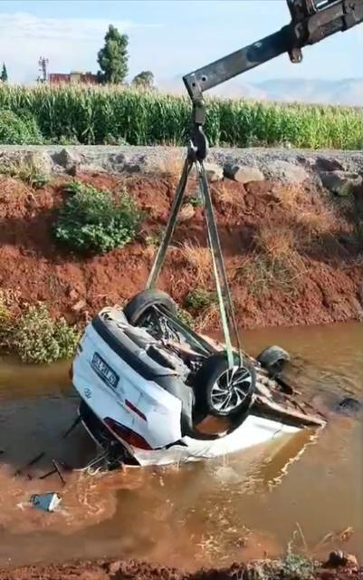 MARDİN'DE KANALA DÜŞEN OTOMOBİLDE 3 KİŞİ HAYATINI KAYBETTİ