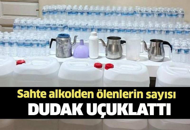 Sahte alkolden ölenlerin sayısı dudak uçuklattı